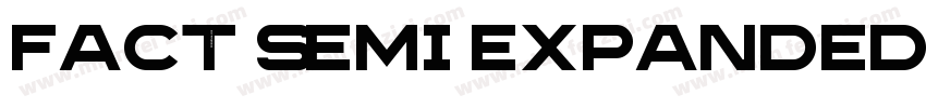 Fact Semi Expanded L字体转换